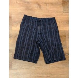 Izod mens plaid shorts